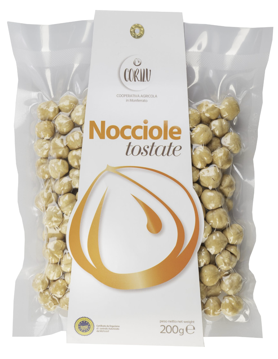 NOCCIOLE PIEMONTE IGP TOSTATE - 200 gr - DECASADA