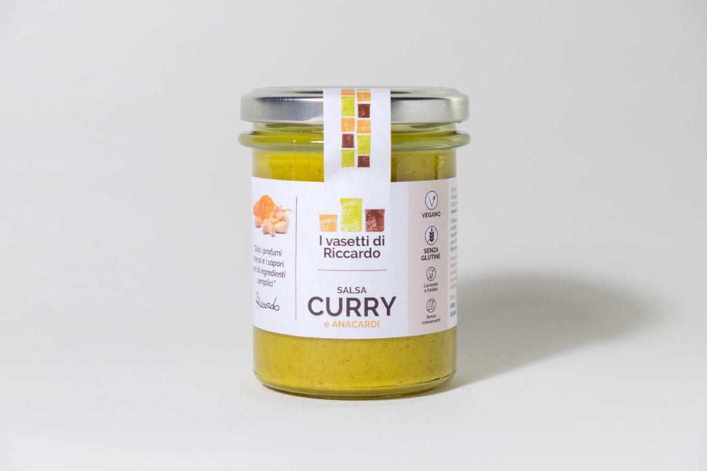 SALSA AL CURRY E ANACARDI 180 g - DECASADA