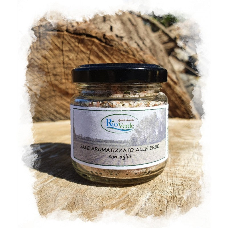 SALE AROMATIZZATO ALLE ERBE - MIX PER CARNE CON AGLIO - DECASADA